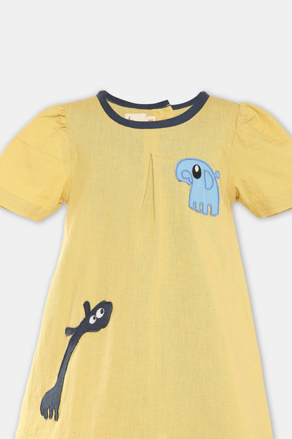 Sunny Safari Elephant Dress