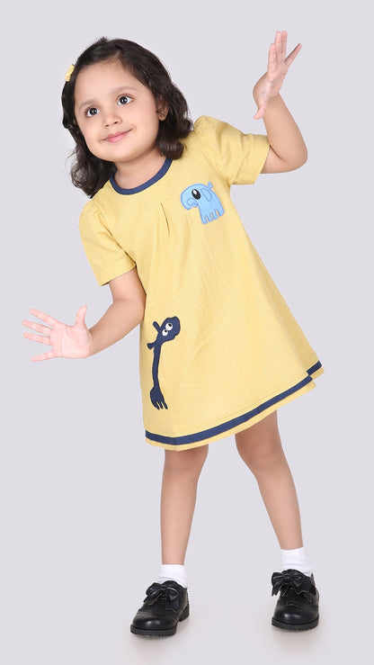 Sunny Safari Elephant Dress