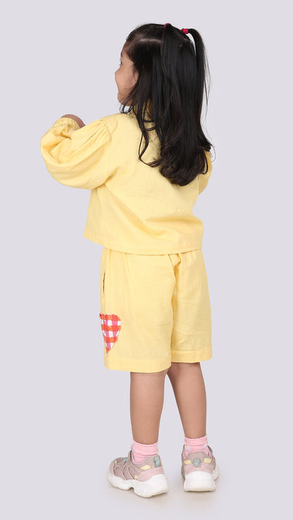 Sunny Hearts Kids Co-ord Set